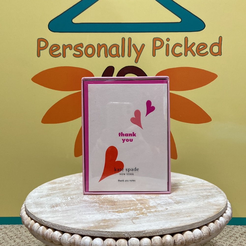 Kate Spade Heart Lips Thank You Card Set